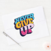 Nooit Opgeven Sticker (Envelop)