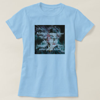 Nooit opgeven t-shirt