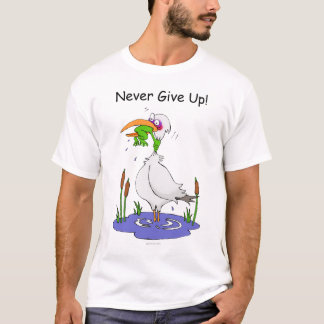 Nooit opgeven t-shirt