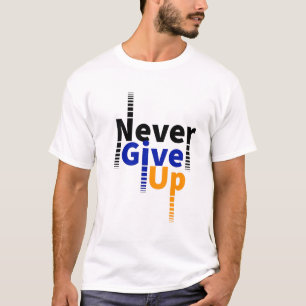 nooit opgeven t-shirt
