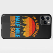 nooit opgeven van wandelende mantra, natuur explor iPhone hoesje (Achterkant horizontaal)