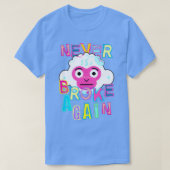 Nooit opnieuw een aap gebroken t-shirt (Design voorkant)