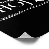 Nooit Poster hoop verliezen (Hoek)