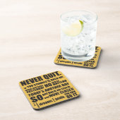 NOOIT QUIT ONDERZETTER (Rechterzijde)