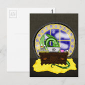 Nooit slaapDraak op het werk Briefkaart (Voorkant / Achterkant)