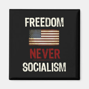 Nooit Socialisme Anti-socialistische Republikein Magneet