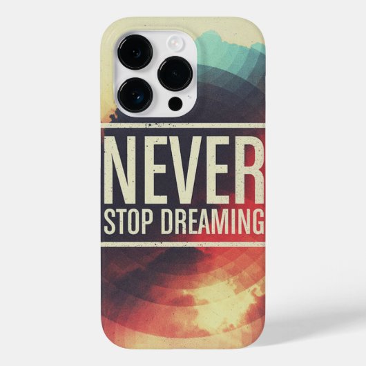 Nooit stoppen met dromen Case-Mate iPhone case (Achterkant)