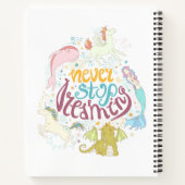 Nooit stoppen met dromen notitieboek (Achterkant)