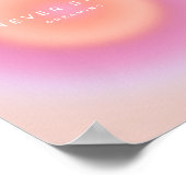 Nooit stoppen met dromen poster (Hoek)