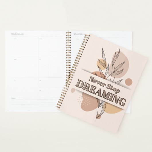Nooit stoppen met droomplanner planner (Display)