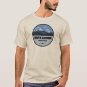 Nooit Summer Mountains Colorado Camping T-shirt (Voorkant)