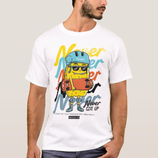 Nooit T-shirt opgeven