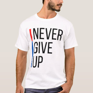 Nooit T-shirt opgeven
