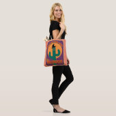 Nooit te heet Halloween Funny Artsy Cactus Draagtas (Op model)