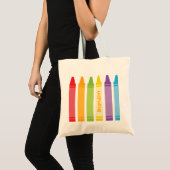 Nooit te oud voor Crayons Tote Bag (Voorkant (product))