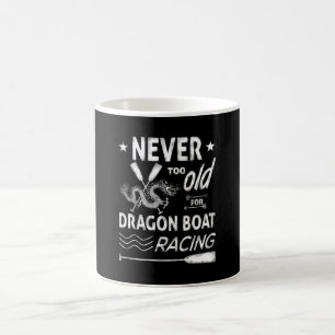 Nooit te oud voor drakenbootracen! koffiemok