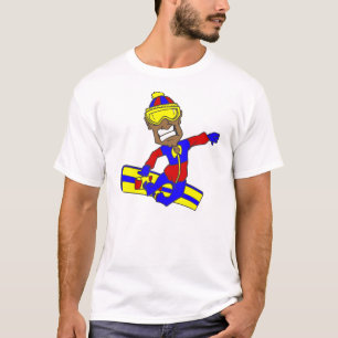 Nooit te oude Snowboard kerel T-shirt