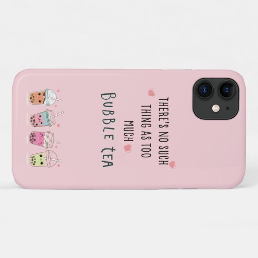 Nooit te veel belabbel Tea iPhone Case (Achterkant (horizontaal))