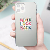 Nooit terugkijken sticker (Telefoon)