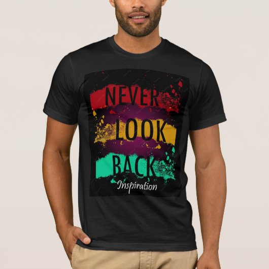 Nooit terugkijken t-shirt (Voorkant)