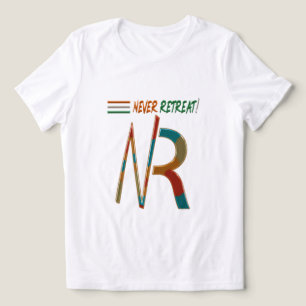 Nooit terugtrekken NR Vrouwen Tri-Blend T-shirt