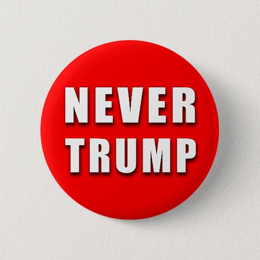 "NOOIT TRUMP" 2,25-inch Ronde Button 5,7 Cm (Voorkant)