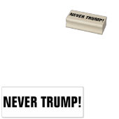 NOOIT TRUMP! 	RUBBERSTEMPEL (Gestempeld)
