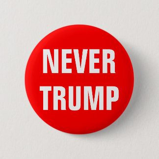 NOOIT TRUMP voor President 2016 Ronde Button 5,7 Cm