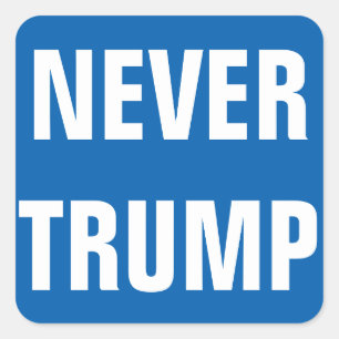 NOOIT TRUMP voor President 2016 Vierkante Sticker