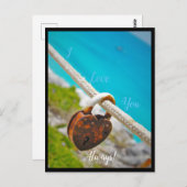 Nooit van je gehouden! briefkaart (Voorkant / Achterkant)