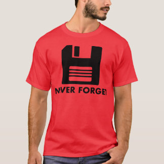 Nooit vergeten 80s Floppy Disk vriend T-shirt