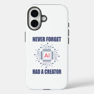 Nooit vergeten AI had een maker iPhone 16 Hoesje
