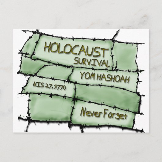 Nooit vergeten briefkaart (Voorkant)