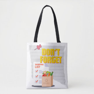 nooit vergeten draagtas