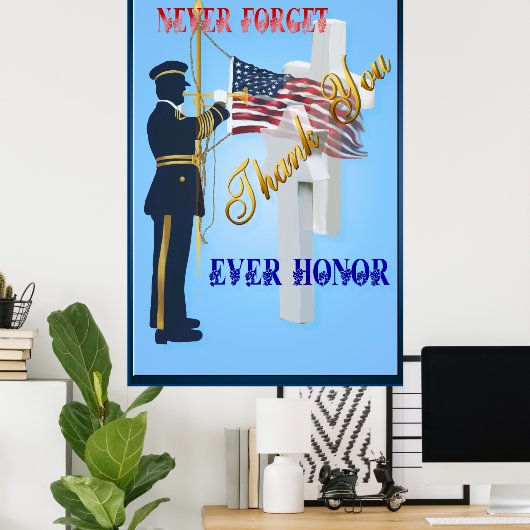 Nooit vergeten-Ever groot Poster (Thuiskantoor)