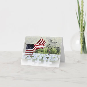 Nooit Vergeten - Herdenking Kaart