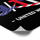 Nooit vergeten Herdenkingsdag 11 september 2001 Poster (Hoek)