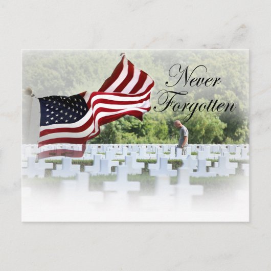 Nooit vergeten - Memorial Day Briefkaart (Voorkant)