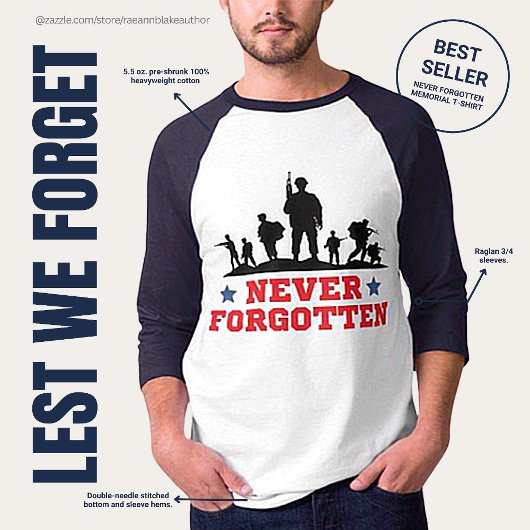 Nooit vergeten Memorial T-shirt