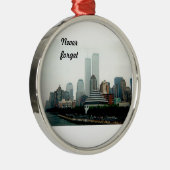 Nooit vergeten metalen ornament (Rechts)