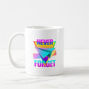 Nooit vergeten papieren vliegtuig koffiemok