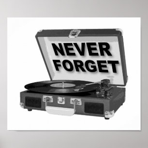 Nooit Vergeten Records Grappige Poster