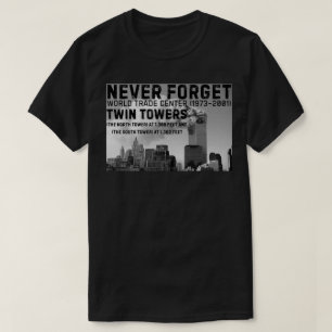 Nooit vergeten WTC Twin Towers T-shirt