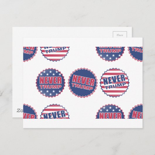 nooit vertrouwen briefkaart (Voorkant / Achterkant)