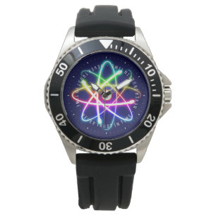Nooit vertrouwen in tijd Funny Science Gifts Horloge