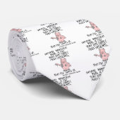 NOOIT WRESTLE MET EEN PIG STROPDAS (Opgerold)