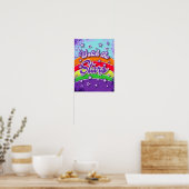 Nooit zeggen poster (Keuken)