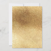 Nooit zo'n goede gouden verjaardagsuitnodiging gek (Achterkant)