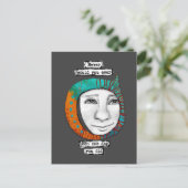 Nooit zou ik ooit Briefkaart hebben (Staand voorkant)