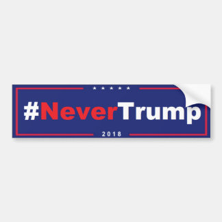 #NooitTrump Anti Trump Bumpersticker 2018